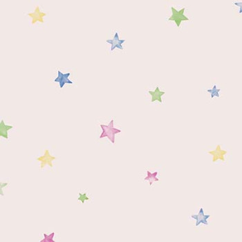 Papel de Parede Estrelas - Hello Kids - HK224201R - 0,53m x 10m