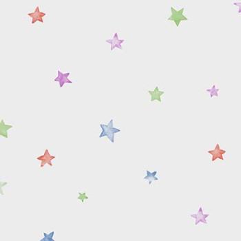 Papel de Parede Estrelas - Hello Kids - HK224202R - 0,53m x 10m