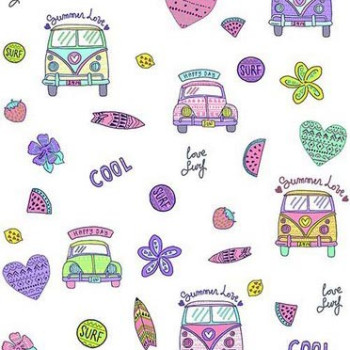 Papel de Parede Carro - Pure Kids & Teens - kt68435 - Vinílico