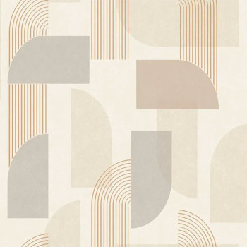 Papel de Parede Geométrico - Maison - MN3304 - Lavável, TNT, Texturizado, Vinílico