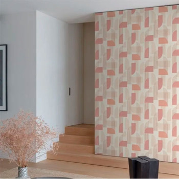 Papel de Parede Geométrico - Maison - MN3305 - Lavável, TNT, Texturizado, Vinílico