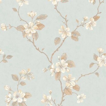 Papel de Parede Folhas e Flores - Palazzo 2 - G67617 - Vinílico