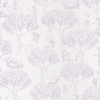 Papel de Parede Floral Animais - Pretty Lili - 69225005 - Vinilico