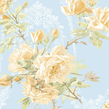 Papel de Parede Rose Garden 2 - CG28839 - VINÍLICO - LAVÁVEL 