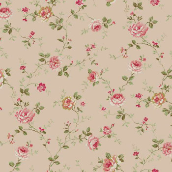 Papel de Parede Roses - PN0412 - VINÍLICO - LAVÁVEL 