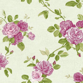 Papel de Parede Roses - PN0474 - VINÍLICO - LAVÁVEL 