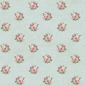 Papel de Parede Roses - PN0480 - VINÍLICO - LAVÁVEL 