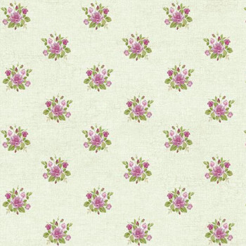 Papel de Parede Roses - PN0482 - VINÍLICO - LAVÁVEL 