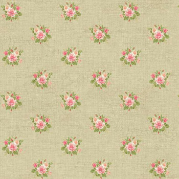 Papel de Parede Roses - PN0483 - VINÍLICO - LAVÁVEL 