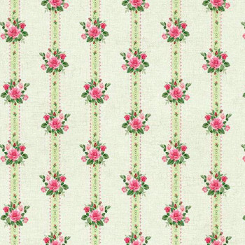 Papel de Parede Roses - PN0489 - VINÍLICO - LAVÁVEL 