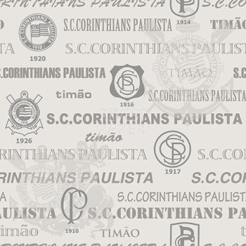 Corinthians SC302-02 Papel de Parede Chinês Vinílico  