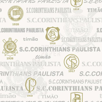 Corinthians SC302-03 Papel de Parede Chinês Vinílico  