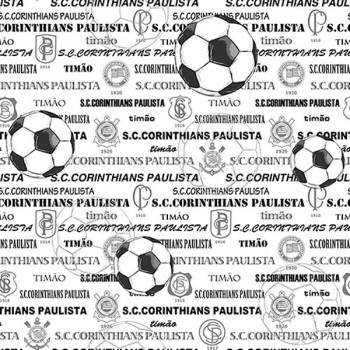 Corinthians SC308-03 Papel de Parede Chinês Vinílico  