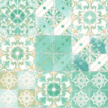 Papel de Parede Azulejo - York - LFT372403 - Vinilíco