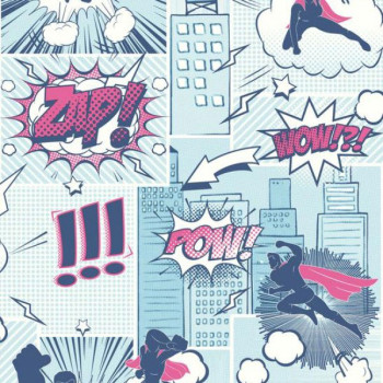 Papel de Parede Dream Big - WI0157 - Super Heróis - Vinilizado