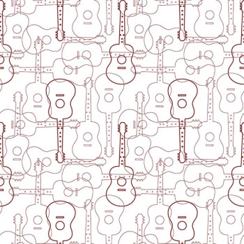 Papel de Parede Violão - Hashtag - 11041 - Vinilizado