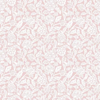 Papel de Parede Folhas e Flores - Happy - 12348 - Vinilíco
