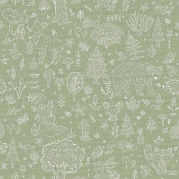 Papel de Parede Animais - Happy - 14805 - Vinilíco