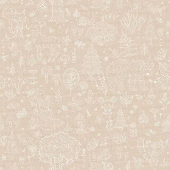 Papel de Parede Animais - Happy - 14809 - Vinilíco