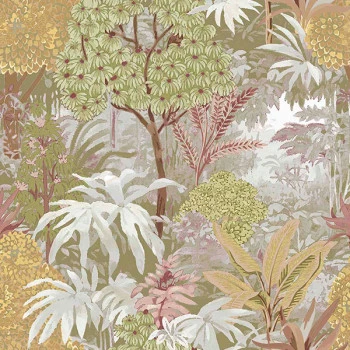 Papel de Parede Folhas e Flores - Botany House - 15501 - Vinílico