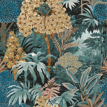 Papel de Parede Folhas e Flores - Botany House - 15502 - Vinílico