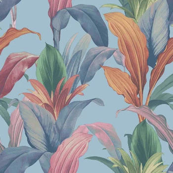 Papel de Parede Folhas e Flores - Botany House - 15516 - Vinílico