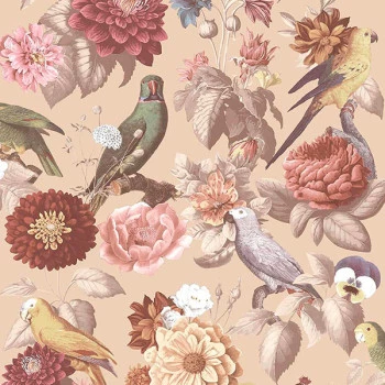 Papel de Parede Folhas e Flores - Botany House - 15548 - Vinílico