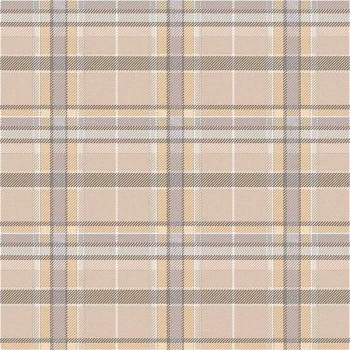 Papel de Parede Xadrez - Botany House - 15571 - Vinílico