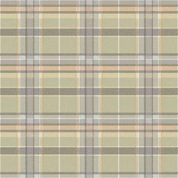 Papel de Parede Xadrez - Botany House - 15575 - Vinílico