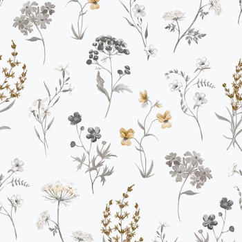 Papel de Parede Folhas e Flores - Hana - 1901-2 - Vinílico