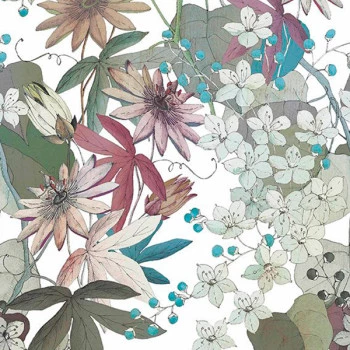Papel de Parede Folhas e Flores - Capri 1838 - 190613102 - Vinílico