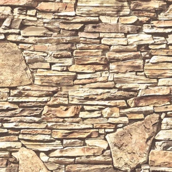 Stone Gallery 85046-1 Papel de Parede Vinílico Lavável 