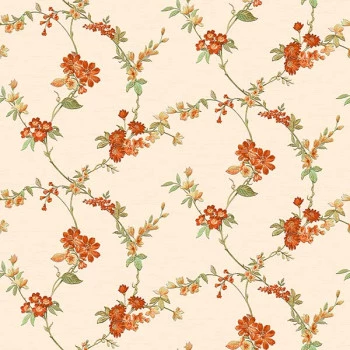 Papel de Parede Folhas e Flores - HF Orient - 221211 - Vinílico - TNT 