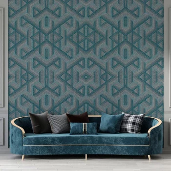 Papel de Parede Abstrato - HF Orient II - 2606-7 - Vinílico