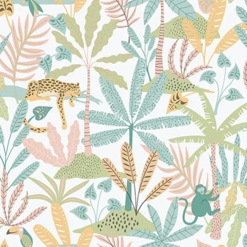 Papel de Parede Folhas e Flores - Enzo - 286-4 - Vinílico