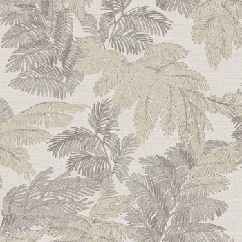 Papel de Parede Folhas e Flores - Thema - 28817 - Lavável, TNT, Texturizado 