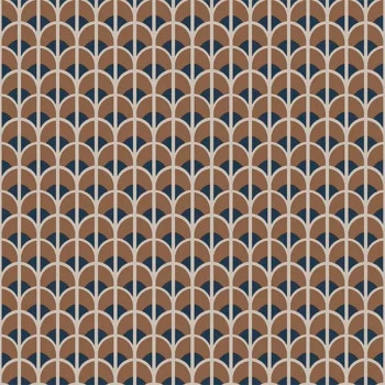 Papel de Parede Geométrico - Thema - 28869 - Lavável, TNT, Texturizado 