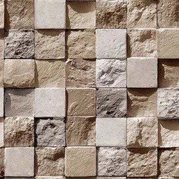 Stone Gallery 85018-1 Papel de Parede Vinílico Lavável 
