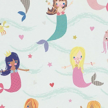 Papel de Parede Sereia - Boys & Girls 6 - 305691 - TNT