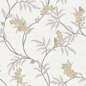 Papel de Parede Folhas e Flores - Tradizione - 33301 - Vinílico