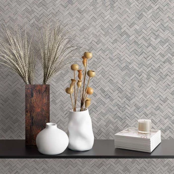 Papel de Parede Chevron - Botânica - 33311 - Vinílico