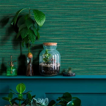 Papel de Parede Palha - Botânica - 33317 - Vinílico
