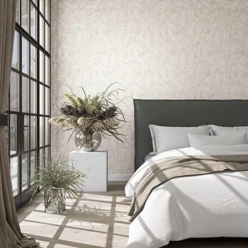 Papel de Parede Folhas e Flores - Jackie - 34284 - Vinílico