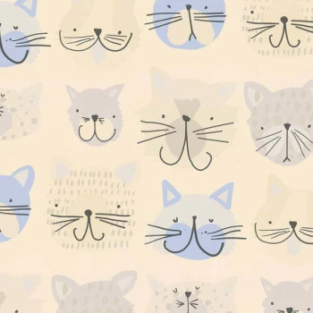 Papel de Parede Gato - Boys & Girls 6 - 367541 - TNT