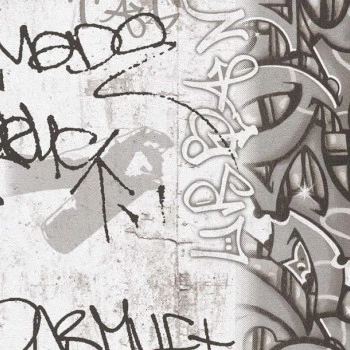 Papel de Parede Grafite - Boys & Girls 6 - 369863 - TNT