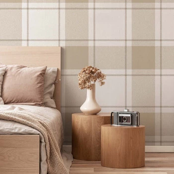 Papel de Parede Xadrez - Top Stripes - 38402 - Vinílico