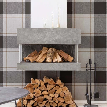 Papel de Parede Xadrez - Top Stripes - 38409 - Vinílico