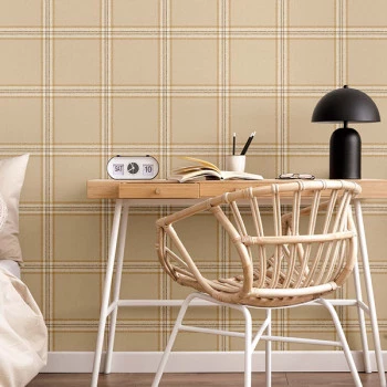 Papel de Parede Xadrez - Top Stripes - 38413 - Vinílico