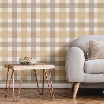 Papel de Parede Xadrez - Top Stripes - 38422 - Vinílico