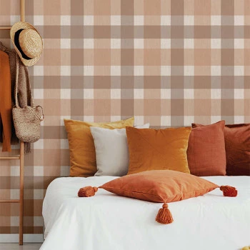 Papel de Parede Xadrez - Top Stripes - 38424 - Vinílico